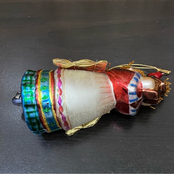 Vintage Handblown Mercury Glass Angel Christmas Holiday Ornament - Picture 10 of 12